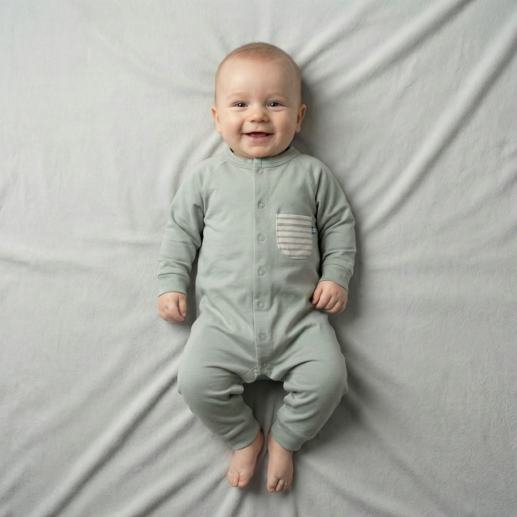 UV Onesie Baby UPF 50+ | Langarm Sonnenschutz Einteiler | Sunrise Snuggler